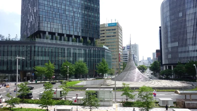 Pemandangan Kastil Nagoya di wilayah Tokai.